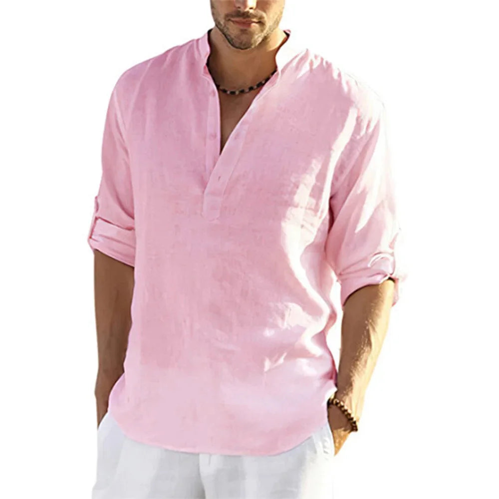 Camisa Linen Casual
