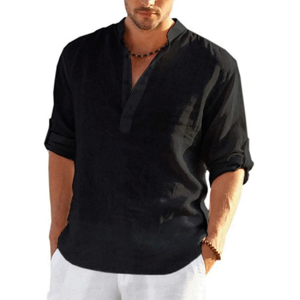 Camisa Linen Casual