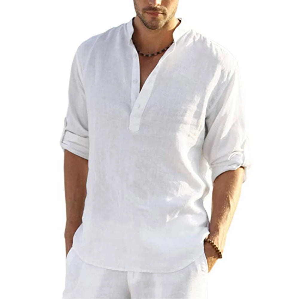 Camisa Linen Casual