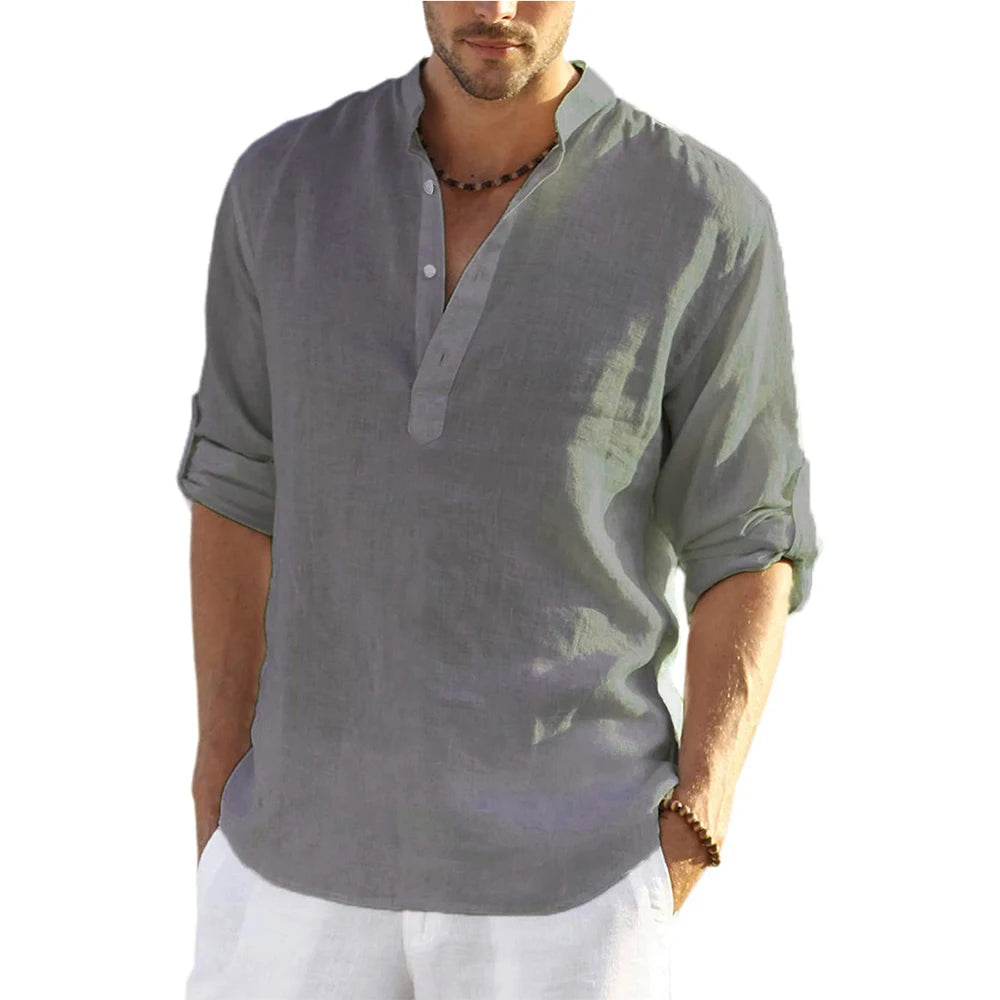 Camisa Linen Casual